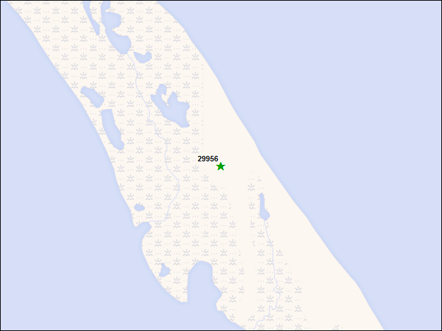 A map of the area immediately surrounding DFRP Property Number 29956