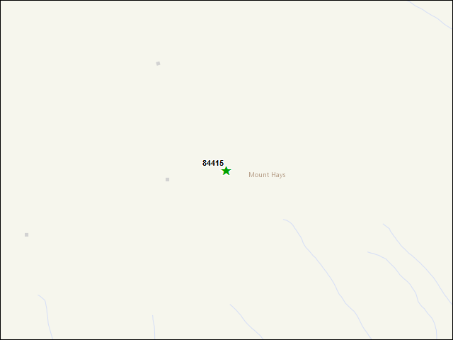 A map of the area immediately surrounding DFRP Property Number 84415