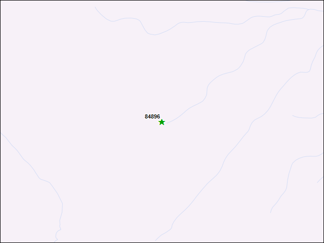 Une carte de la zone qui entoure immédiatement le bien de l'RBIF numéro 84896