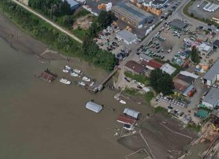 Aerial images of Small Craft Harbours Kanaka, British Columbia