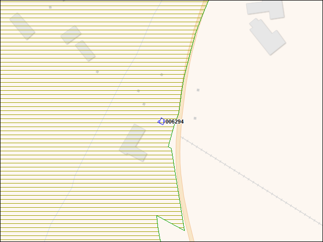 A map of the area immediately surrounding building number 006294