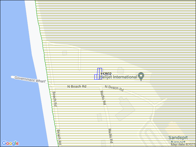 A map of the area immediately surrounding building number 112932
