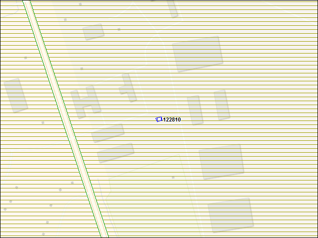A map of the area immediately surrounding building number 122810