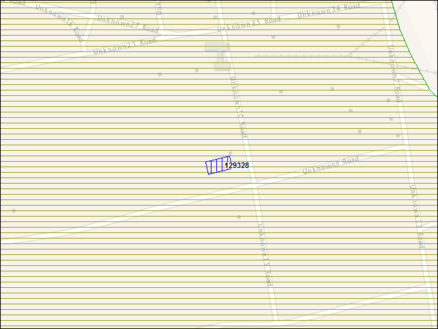 A map of the area immediately surrounding building number 129328
