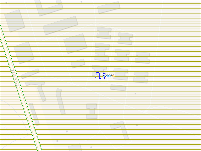 A map of the area immediately surrounding building number 129980
